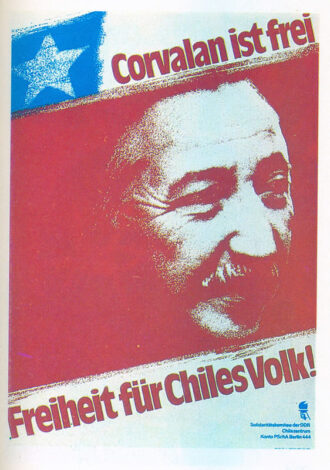 Corvalan ist Frei Poster