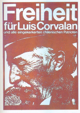 Freiheit fur Luis Corvalan Poster